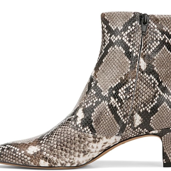 Franco Sarto Kura Ankle Booties with Kitten Heel - Picture 2 of 4